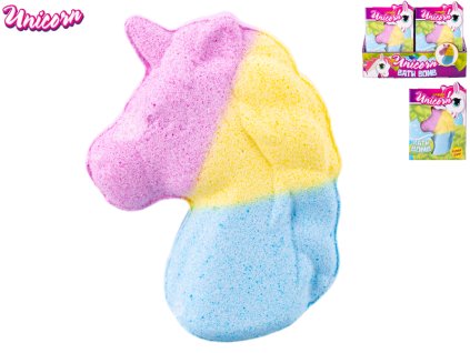 Unicorn bomba do koupele 70g ve tvaru jednorožce 2druhy v krabičce 12ks v PDQ