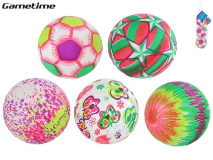 Gametime míček 7cm 3ks 5druhů 10m+ v síťce