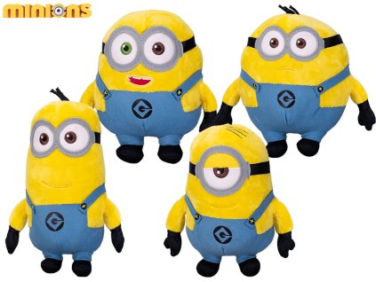 Mimoni plyšoví 17-20cm 4druhy 0m+