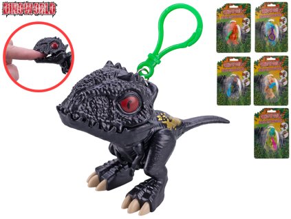 Dinoworld dinosaurus 9cm přívěsek na klíče 6druhů na kartě