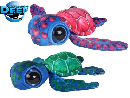 Destination Deep želva plyšová 18cm 2barvy 0m+