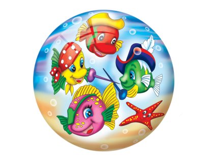 Míč 23cm vodní svět 10m+ v síťce