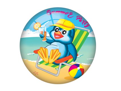 Míč 23cm tučňák 10m+ v síťce