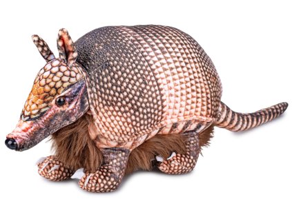 Pásovec devítipásý plyšový 54cm stojící 0m+ v sáčku