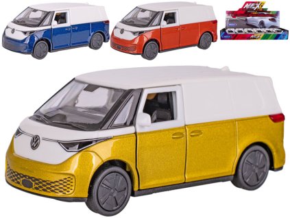 Welly Volkswagen ID Buzz Cargo 11,5cm kov zpětný chod 3barvy 12ks v DBX