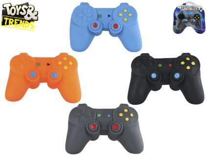 Toys&Trends herní ovladač strečový 11x7,5cm 4barvy na kartě