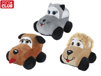 Mini Club auto zvířátko plyšové 15cm 3druhy 0m+