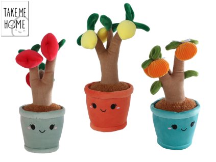 Take Me Home stromky ovocné plyšové 26-30cm 3druhy 0m+