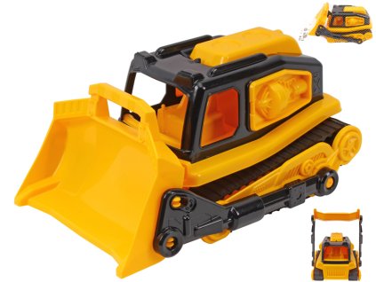 Buldozer žlutý 31cm volný chod 24m+ v síťce