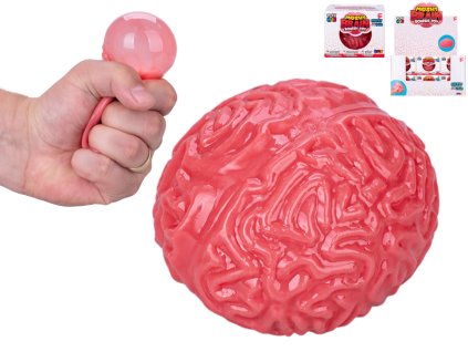 Míček strečový 6cm mozek v krabičce 24ks v DBX