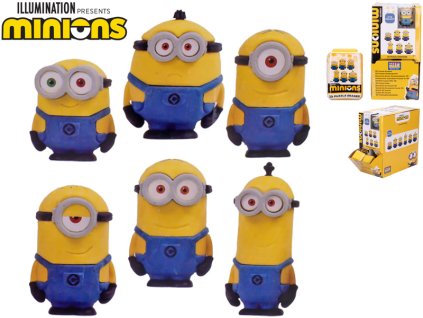 Mimoni figurka/mazací guma v krabičce 6druhů 30ks v DBX