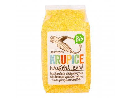 Country Life Krupice kukuřičná jemná BIO | 400 g