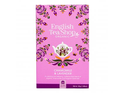 English Tea Shop Čaj Heřmánek a levandule BIO | 20 sáčků