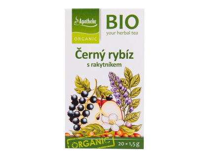 Apotheke Čaj Ovocný s černým rybízem a rakytníkem BIO | 30 g