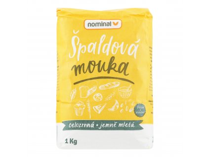 Nominal Mouka špaldová celozrnná jemně mletá z Vysočiny | 1 kg