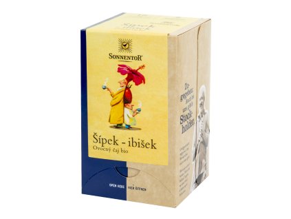 Sonnentor Čaj Šípek - ibišek BIO | 54 g