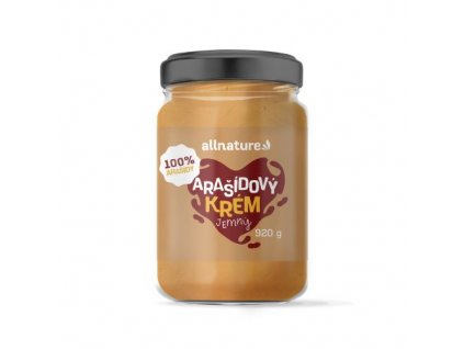 Allnature Arašídový krém jemný 920 g