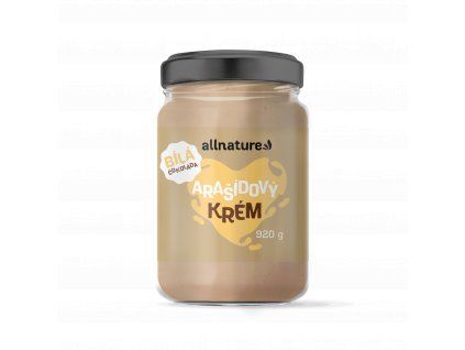 Allnature Arašídový krém s bílou čokoládou 920 g