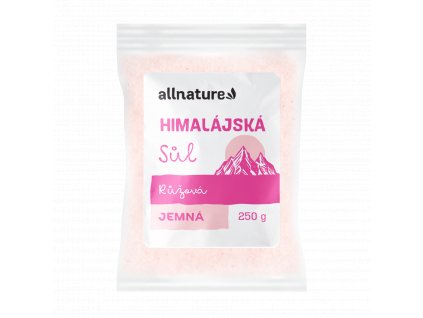 Allnature Himalájská sůl růžová jemná | 250 g
