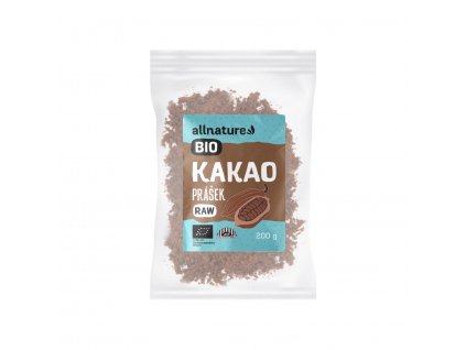 Allnature Kakaový prášek BIO RAW | 200 g