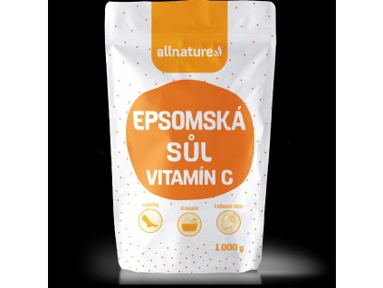 allnature epsomska sul vitamin c 1000 g