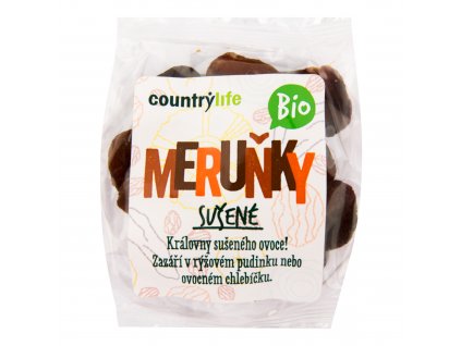 Country Life Meruňky sušené BIO | 100 g