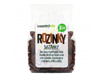 Country Life Rozinky sultánky BIO | 100 g