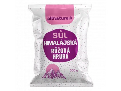 Allnature Himalájská sůl růžová hrubá | 500 g