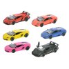 Kinsmart Lamborghini 1:36 13cm kov matný lak zpětný chod 3druhy 2barvy 12ks v DBX