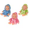 Miminko tvrdé tělo 20cm v županu 3barvy 18m+ 12ks v DBX