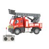 R/C auto hasičské se žebříkem 13cm 1:64 plná funkce na baterie se světlem 27MHz v krabičce
