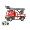 R/C auto hasičské se žebříkem 13cm 1:64 plná funkce na baterie se světlem 27MHz v krabičce