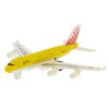 2-Play Traffic letadlo dopravní 14cm kov na zpětný chod 3barvy na kartě