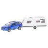 Kids Globe Traffic Volvo V70 kov s karavanem 30cm na zpětný chod v krabičce
