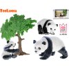 Zoolandia panda s mláďaty a doplňky v krabičce