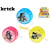 Krtečkovo jojo na baterie svítící 5,5cm 3barvy 12ks v DBX