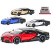 Kinsmart Auto Bugatti Chiron Supersport 13cm 1:38 kov zpětný chod 4barvy 12ks v DBX