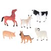 Zvířátka farma 10-14cm 6druhů 18ks v DBX