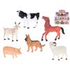 Zvířátka farma 10-14cm 6druhů 18ks v DBX