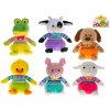 Zvířátko plyšové 15cm v oblečku 6druhů 0m+ 8ks v DBX
