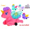 Jednorožec 13cm jezdící na natažení se světlem 4barvy 12ks v DBX