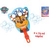 Paw Patrol bublifuk mávací s náplní 2x75ml 2druhy na kartě