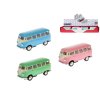 Kinsmart Autobus VW Classical 1962 1:64 7cm kov zpětný chod 3barvy 12ks v DBX