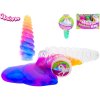 Unicorn roh jednorožce 13cm s duhovým slizem 6barev 12ks v DBX