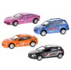 Auto závodní 9,5cm kov na zpětný chod 6druhů v krabičce 24ks v DBX