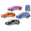 Auto závodní 9,5cm kov na zpětný chod 6druhů v krabičce 24ks v DBX
