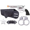Western set - kolt klapací 19cm s pouzdrem a doplňky 5ks na kartě