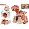 Dinoworld dinosaurus 9,5cm skládací 3druhy na kartě