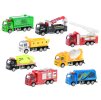 Auto nákladní kov 10cm 1:55 zpětný chod 8druhů v krabičce 24ks v DBX