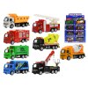 Auto nákladní kov 10cm 1:55 zpětný chod 8druhů v krabičce 24ks v DBX